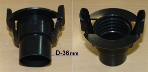 Фитинг шланга пылесоса Samsung D-35-36mm VC0402W зам. DJ61-00035B